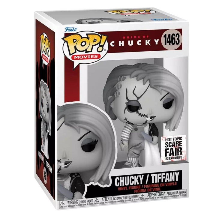 Bride of Chucky - Chucky/Tiffany #1463 Hot Topic Scare Fair Exclusive Funko Pop