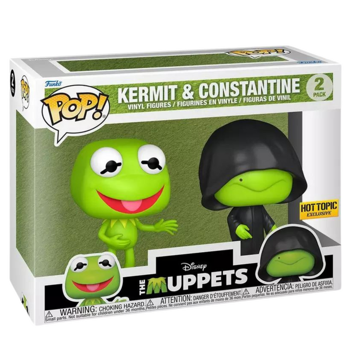 Disney The Muppets - Kermit & Constantine Hot Topic Exclusive Funko Pop 2 Pack