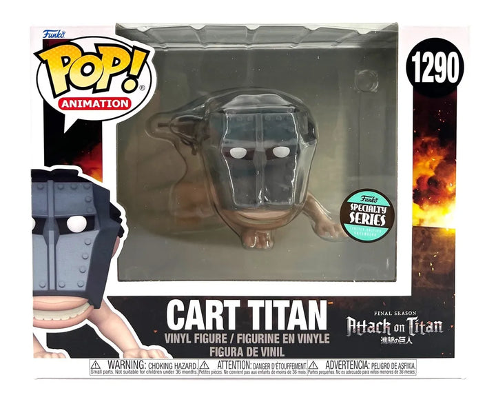 Attack On Titan #1290 Cart Titan Specialty Series Funko Pop