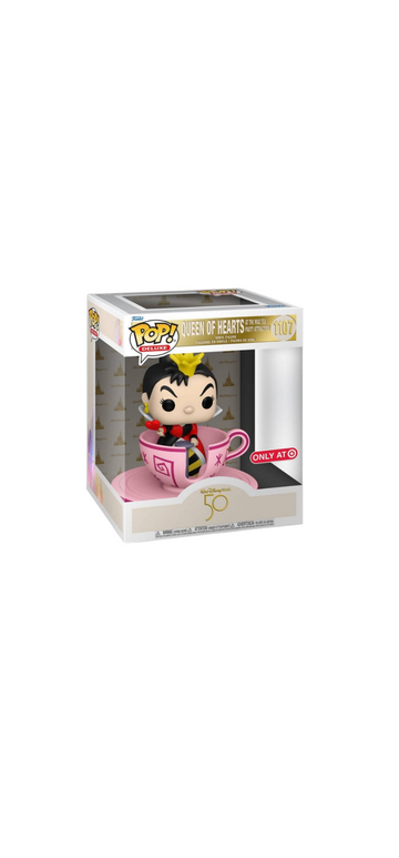 Disney - Queen of Hearts at the Mad Tea Party Attraction - Target Exclusive - Funko Pop Deluxe