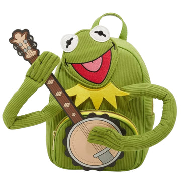 Her Universe Disney The Muppets Kermit The Frog With Banjo Corduroy Mini Backpack