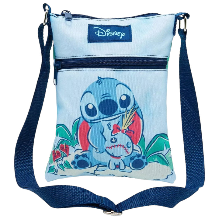 Disney Lilo & Stitch Palm Tree Passport Crossbody Bag