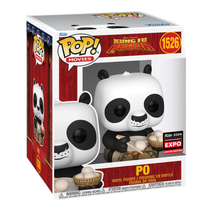 Dream Works Jung Fu Panda #1526 Po 2024 Chicago Expo Super Sized Funko Pop
