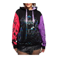 Loungefly Disney Villains Colour Block XL Hooded Sweatshirt (ExDisplay)