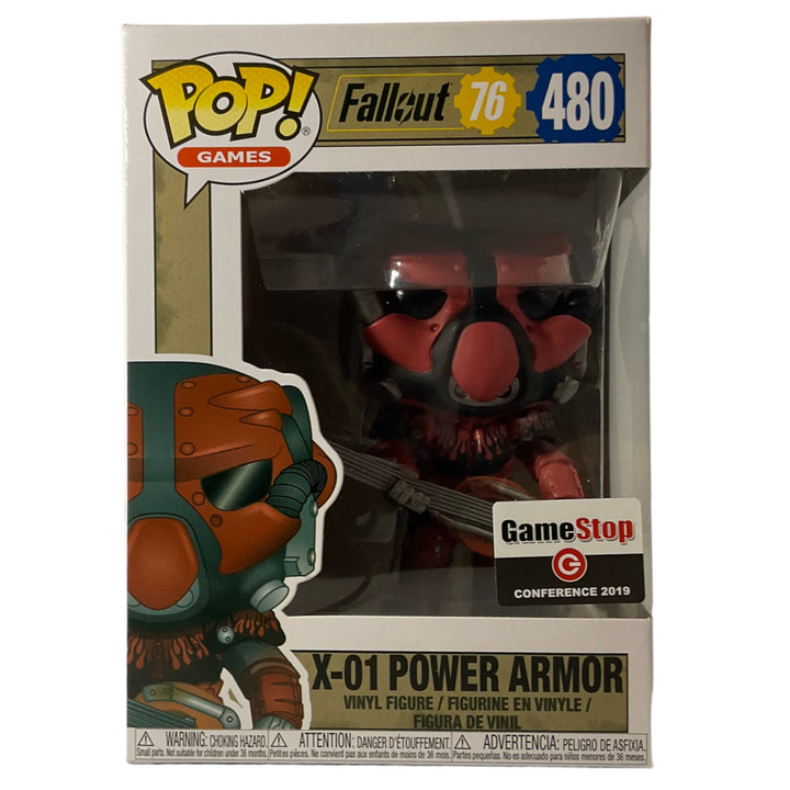 Fallout 76 #480 X-01 Power Armor 2019 Conference Gamestop Exclusive Funko Pop