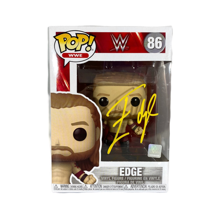 WWE #86 Adam Joseph Copeland as Edge (Yellow Auto) - Authentic Autographed Funko 