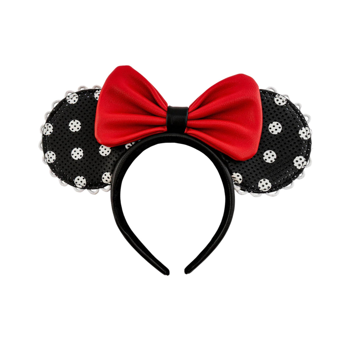 Loungefly Disney Minnie Mouse Polka Dot Pin Trader Ears Headband