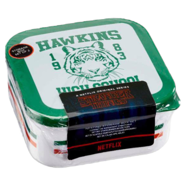 Stranger Things Hawkins High School Nesting Storage Box Set