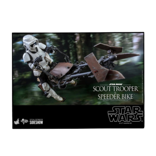 Scout Trooper™ and Speeder Bike™ Sixth Scale Figure Set by Hot Toys Movie Masterpiece Series – Star Wars: Return of the Jedi™