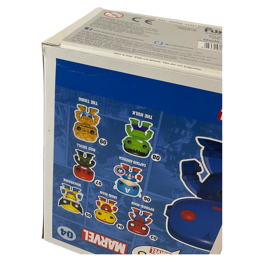 Marvel #04 Blue Stealth Iron Man Funko Pop (Imperfect Box)