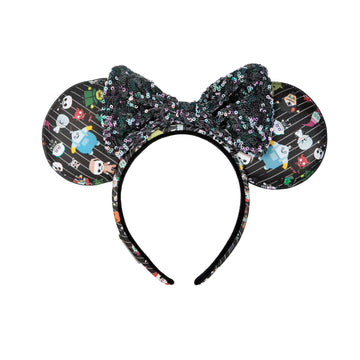Loungefly Disney Parks The Nightmare Before Christmas Minnie Mouse Ears Headband
