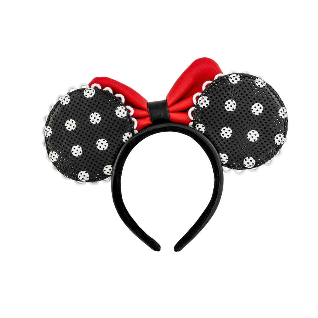 Loungefly Disney Minnie Mouse Polka Dot Pin Trader Ears Headband