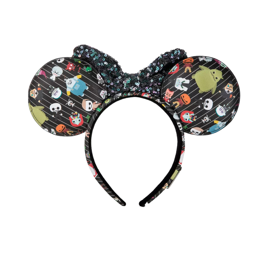 Loungefly Disney Parks The Nightmare Before Christmas Minnie Mouse Ears Headband