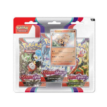 Load image into Gallery viewer, Scarlet &amp; Violet 3-Pack Blister Dondozo/ Arcanine
