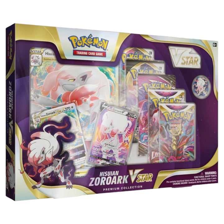 Pokémon TCG Hisuian Zoroark VStar Premium Collection Box