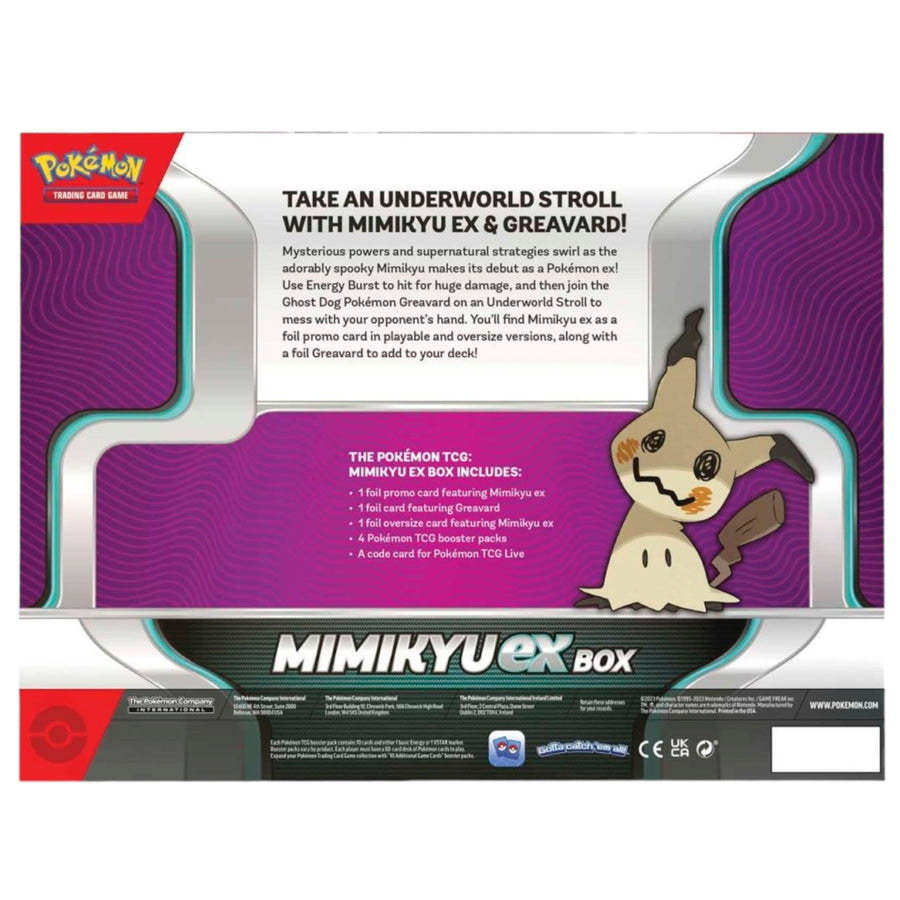 Pokémon TCG Mimikyu EX Box
