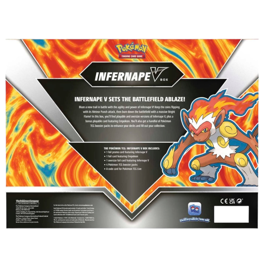 Pokémon TCG Infernape V Box