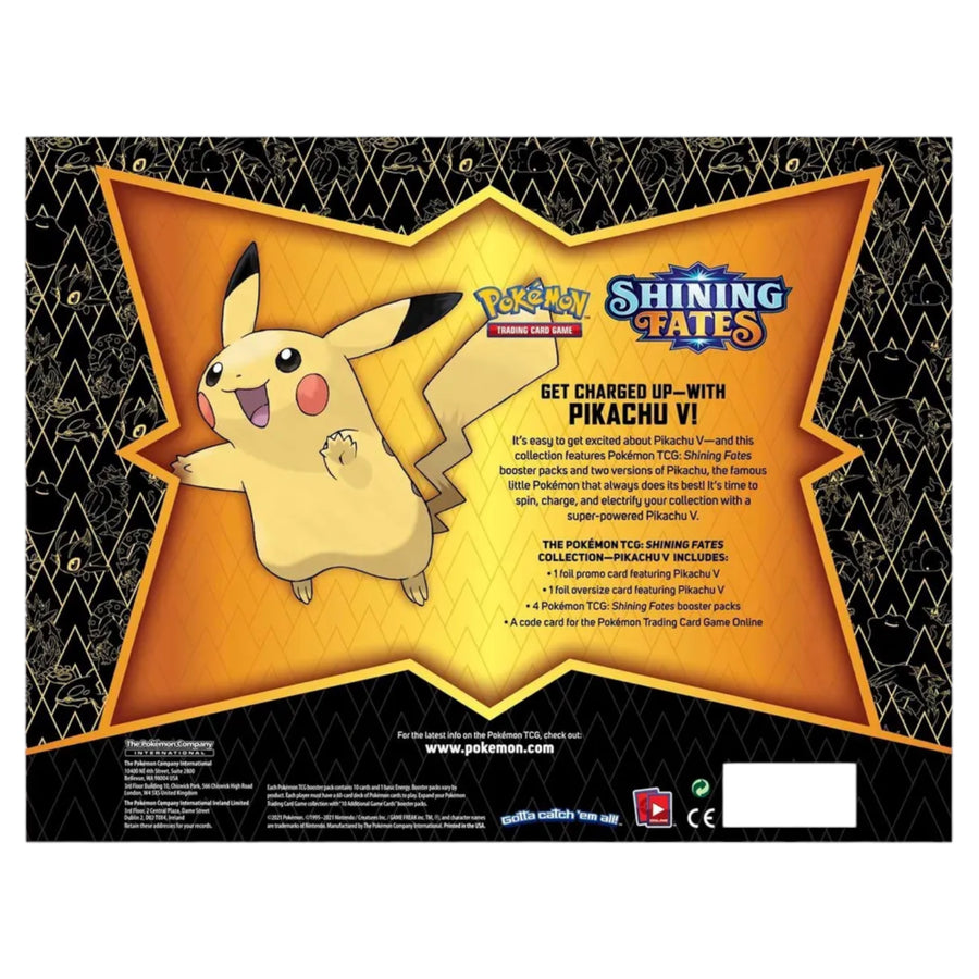Pokémon TCG Shining Fates Pikachu V Collection Box