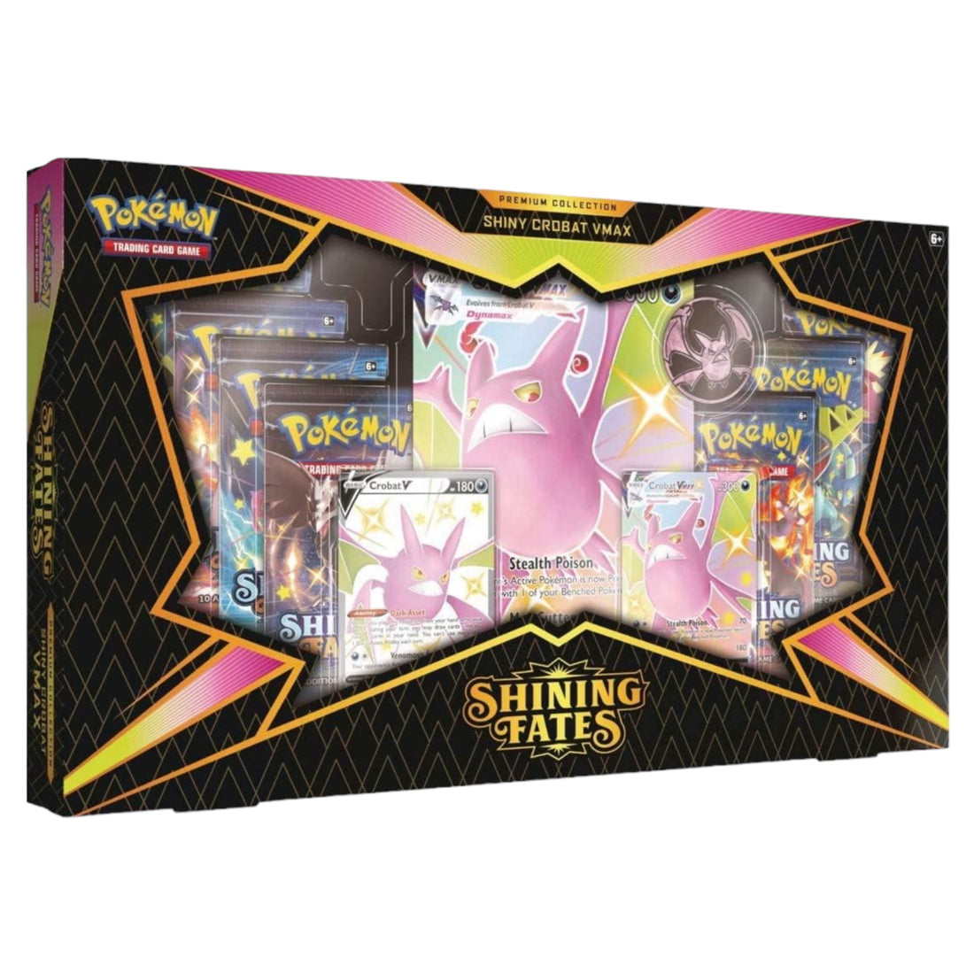 Pokémon Shining Fates Shiny Crobat VMAX Premium Collection Box