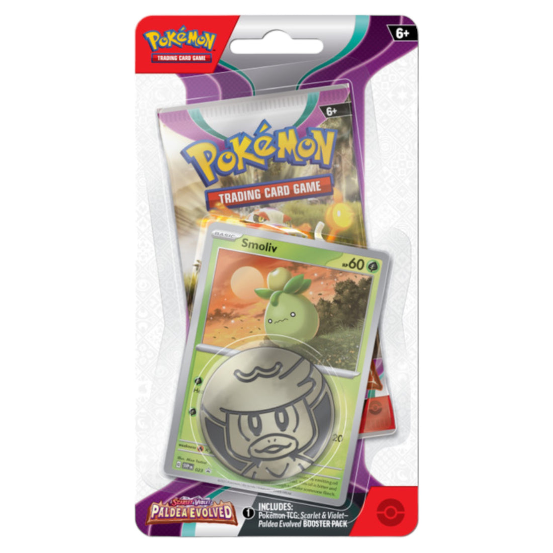 Pokémon TCG Scarlet & Violet Paldea Evolved 1 Pack Blister