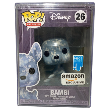 Disney #26 Bambi Art Series Amazon Exclusive Funko Pop + Free Hard Stack