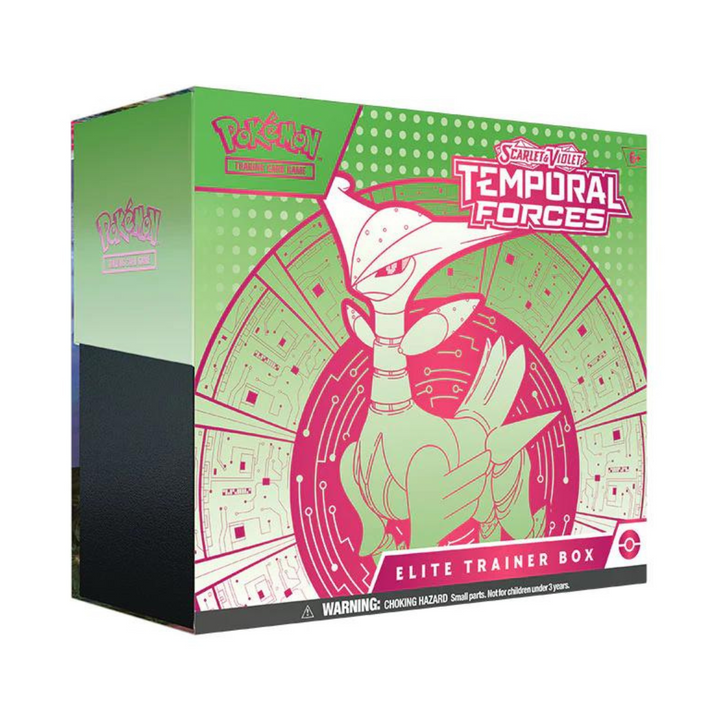 Pokémon TCG - Scarlet & Violet: Temporal Forces Elite Trainer Box (Iron Leaves)
