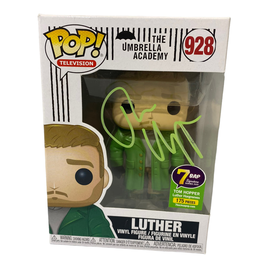 The Umbrella Academy #928 Luther - Tom Hopper Authentic Autographed Funko Pop