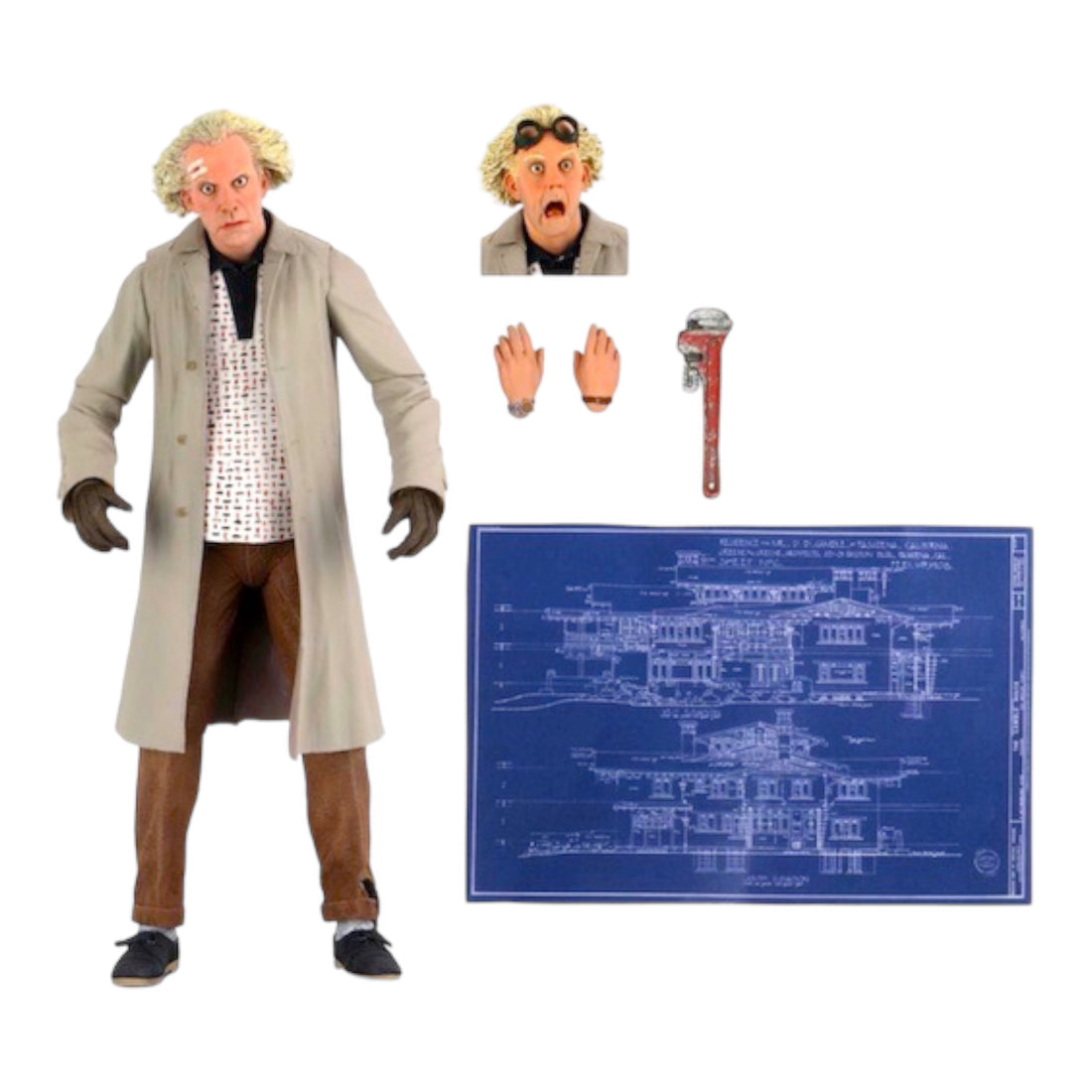 Back to the Future - Ultimate ‘Doc’ Brown (1955) NECA Figure