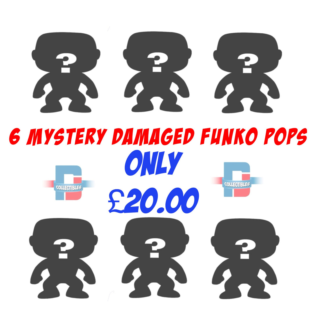6 Mystery Damaged Funko Pops Box