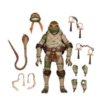 NECA TMNT Universal Monsters Michelangelo As The Mummy 7" Scale Ultimate Action Figure