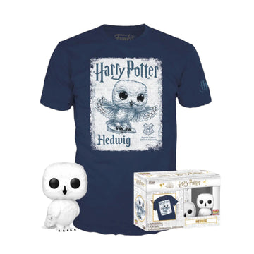 Harry Potter Funko Pop & Tee Hedwig Size M