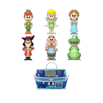 Peter Pan 6 Pack Funko Soda Vinyl Figures & Loungefly Cooler Pack Bundle! - Disney - Funko Shop Exclusive LE12000 Pcs - Chance of Chase
