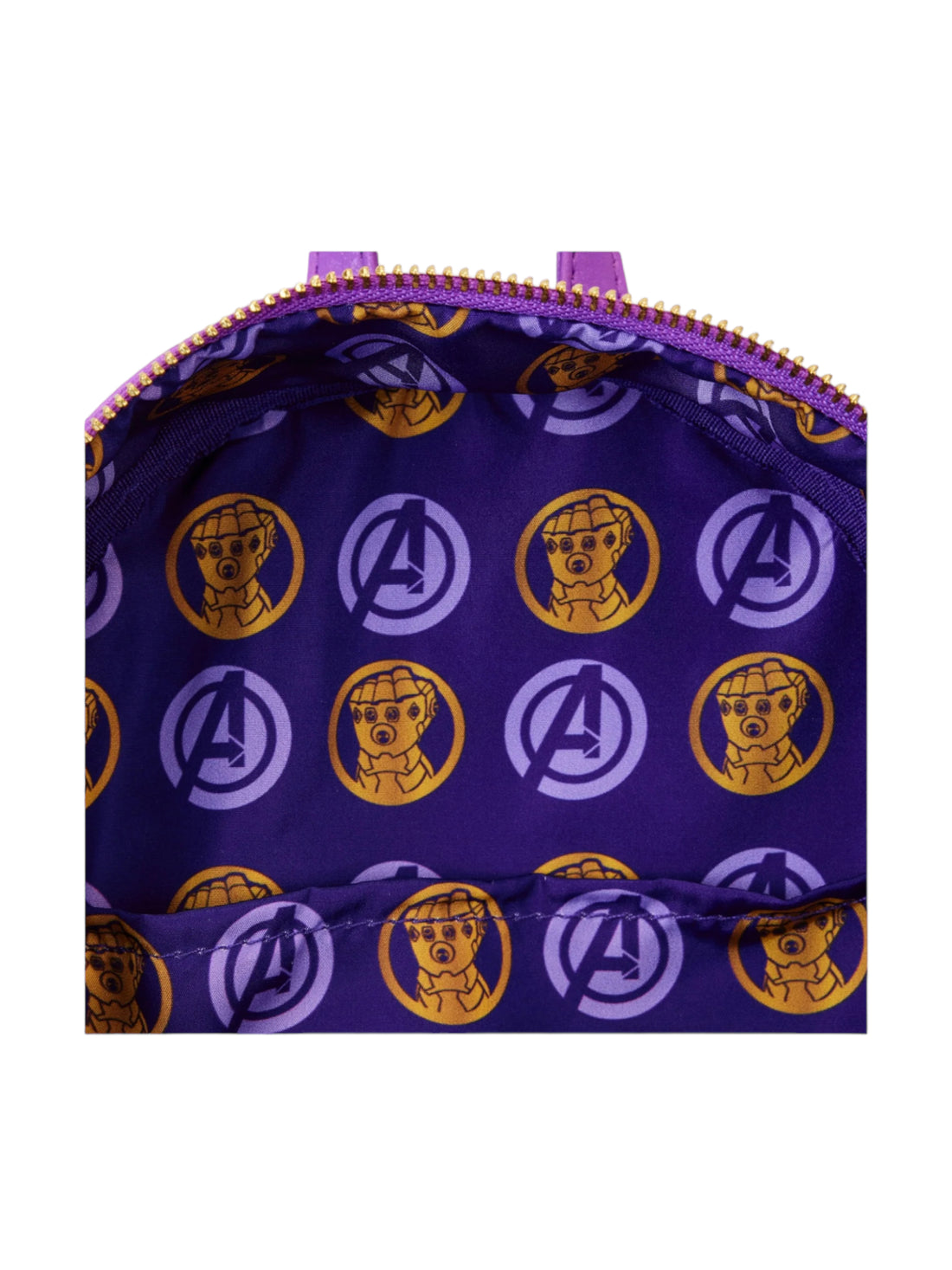 Loungefly Marvel Shine Thanos Gauntlet Mini Backpack