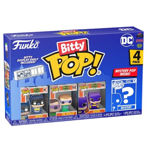 Batman 4 Pack Bitty Funko POP! - DC Comics - Chance Of Chase