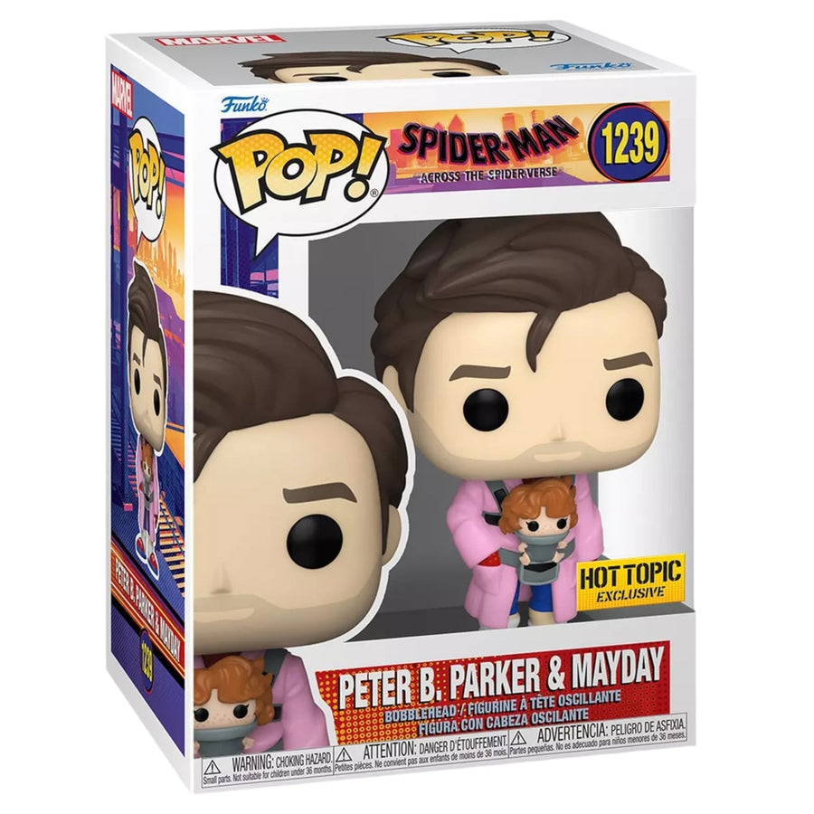 Spider-Man #1239 Peter B. Parker & Mayday Hot Topic Exclusive Funko Pop Preorder