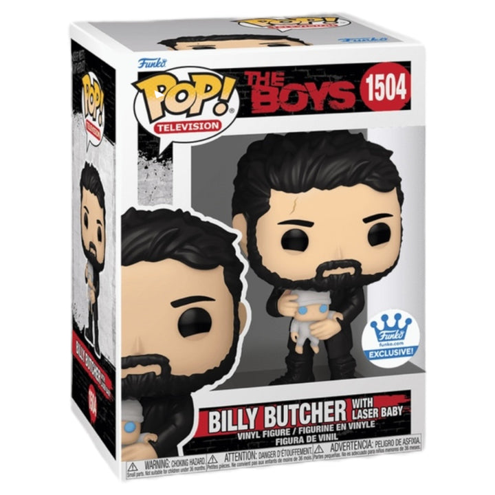 The Boys #1504 Billy Butcher With Laser Baby Funko Exclusive Funko Pop