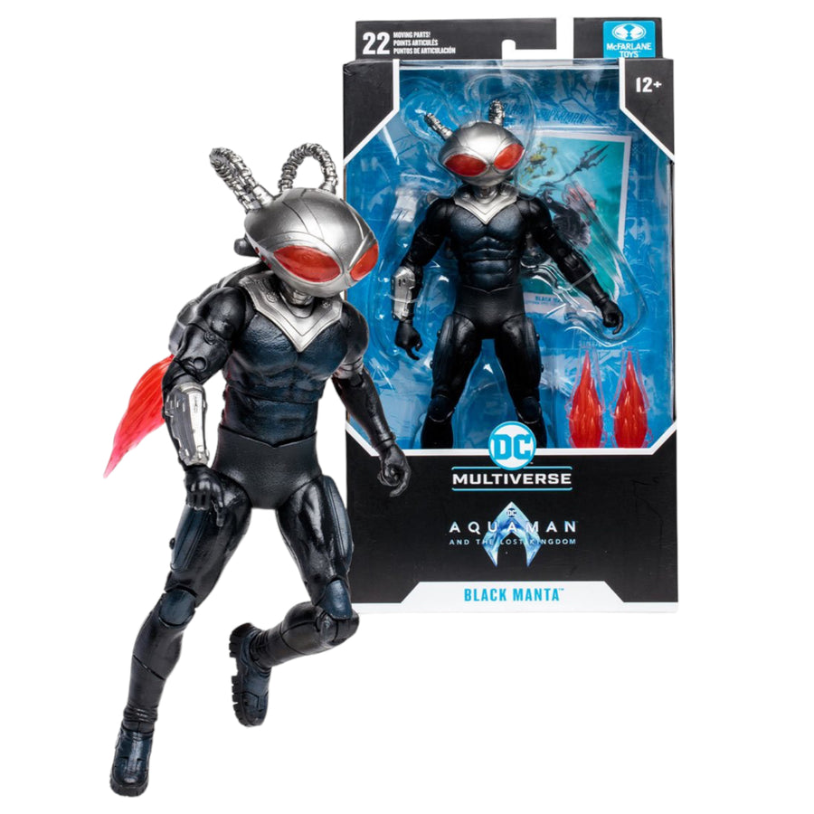 DC Multiverse Aquaman and the Lost Kingdom Movie Black Manta 7-Inch Scale Action Figure