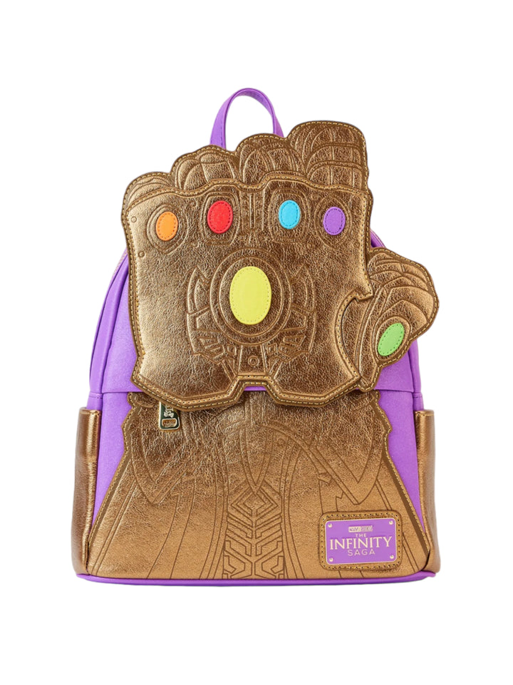 Loungefly Marvel Shine Thanos Gauntlet Mini Backpack