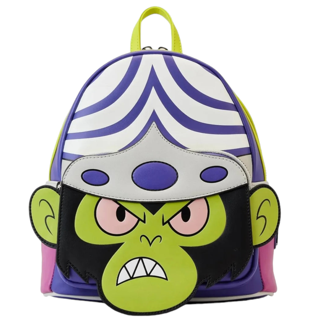 Loungefly Cartoon Network Power Puff Girls Mojo Jojo Cosplay Mini Backpack