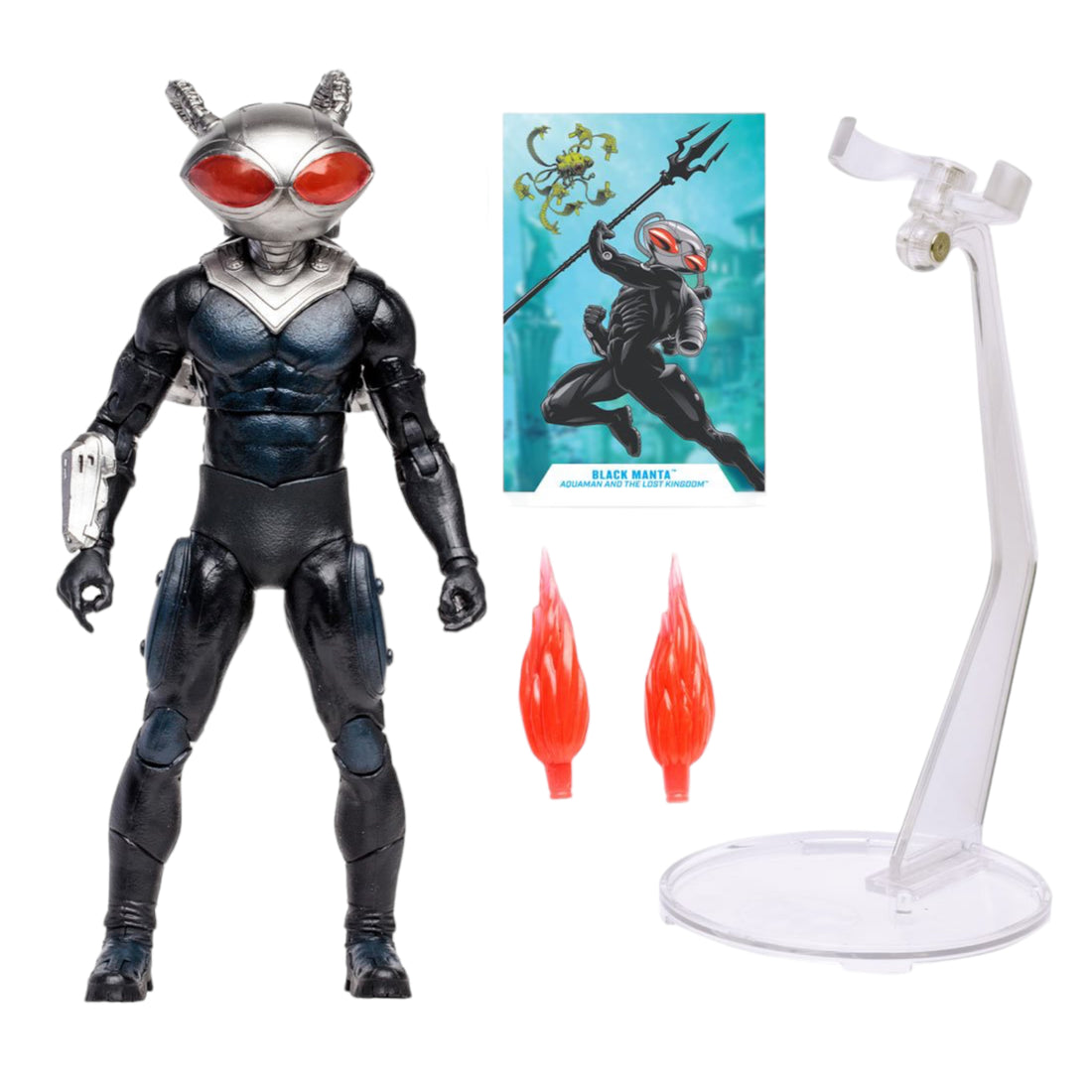 DC Multiverse Aquaman and the Lost Kingdom Movie Black Manta 7-Inch Scale Action Figure