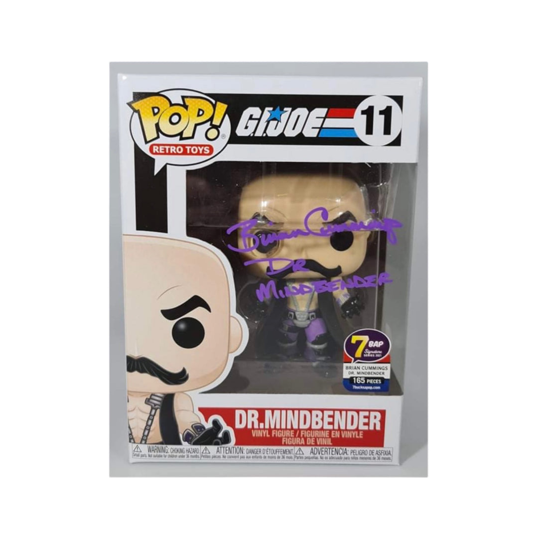 G.I.Joe - Brian Cummings as Dr. Mindbender - Authentic Autographed Funko Pop