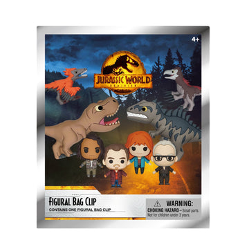 Jurassic World Dominion 3D Foam Bag Clip