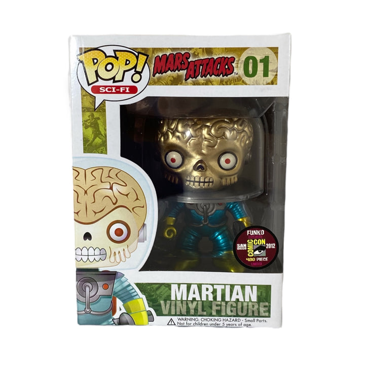 Mars Attack #01 Martian (Metallic) 2012 SDCC Exclusive 480pc Funko Pop