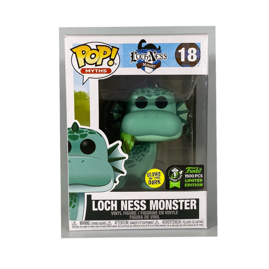 Myths - Loch Ness Monster (GITD) - ECCC Exclusive 1500pcs (Con Sticker)Funko Pop