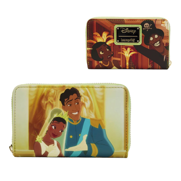 Loungefly Disney Princess and the Frog Princess Scene Zip Around Wallet