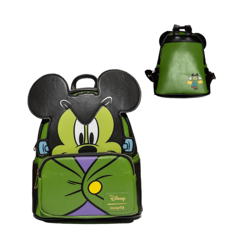 Loungefly Disney Mickey Mouse Frankenstein Mickey Cosplay Mini Backpack - Entertainment Earth Exclusive