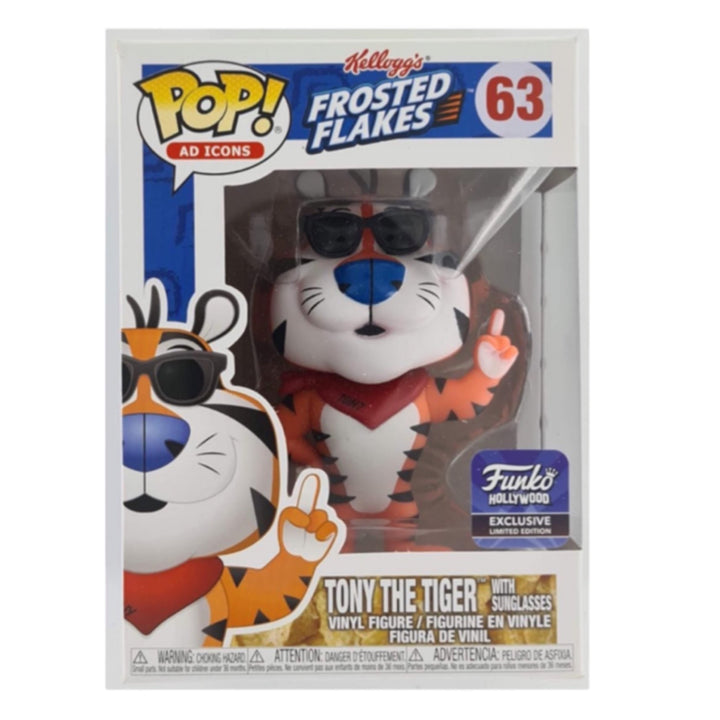 Ad Icons #63 Tony The Tiger ( With Sunglasses ) Funko Hollywood Exclusive Funko Pop