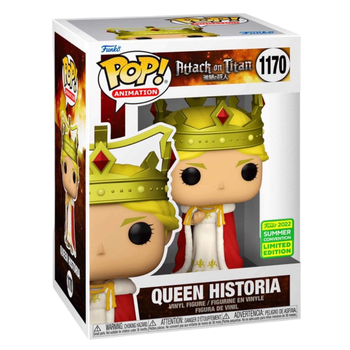 Attack on Titan #1170 Queen Historia 2022 Funkoville SDCC Exclusive Funko Pop
