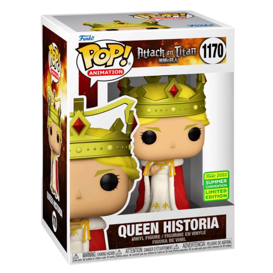 Attack on Titan #1170 Queen Historia 2022 Funkoville SDCC Exclusive Funko Pop