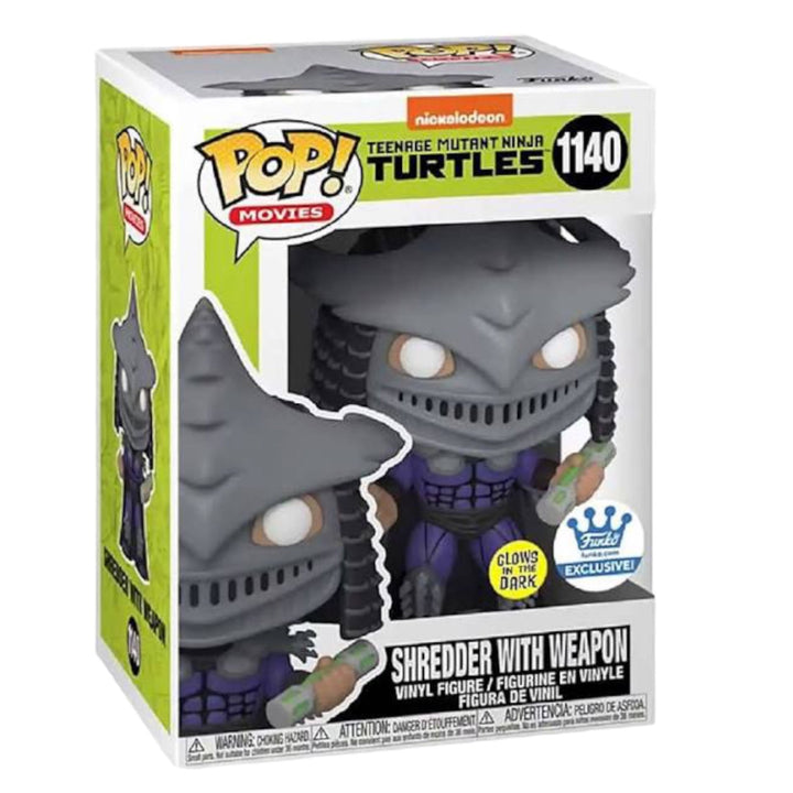 TMNT #1140 Shredder With Weapon GITD Funko Shop Exclusive Funko Pop